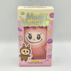 Pink Mochi Monster Keychain Plush – New in Box